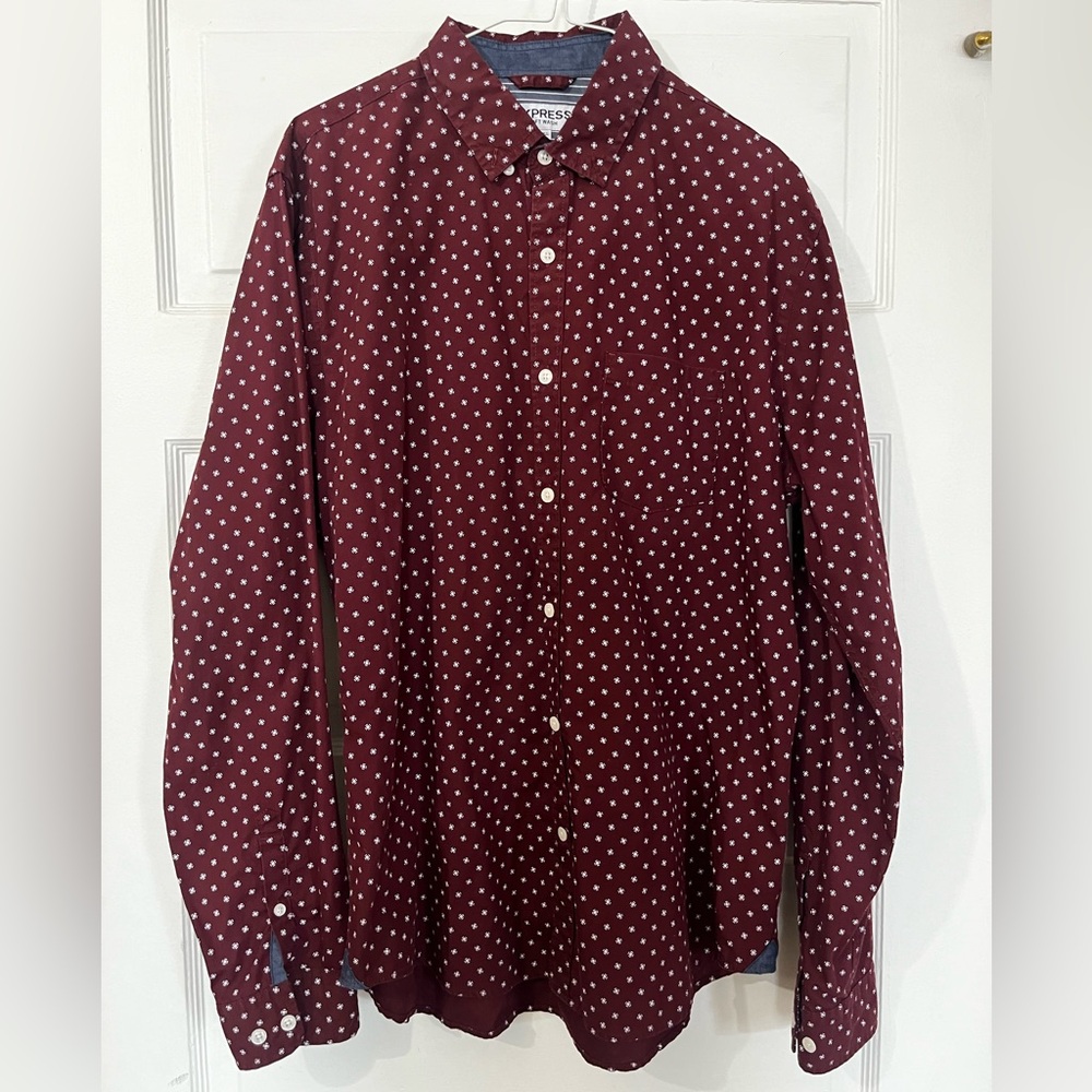 Express Men’s Button Down Dress Shirt